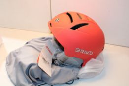 BOXED BRIUKO HELMETS MATT PEACH BICYCLE HELMET Condition Report Appraisal Available on Request-