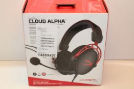 BOXED HYPER X CLOUD ALPHA GAMING HEADSET RRP £79.00Condition Report Appraisal Available on