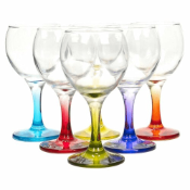 UNBOXED LAV 210ML GLASS STEMNED WINE GLASS RRP £13Condition ReportAppraisal Available on Request-