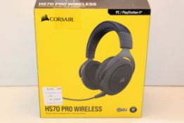 BOXED CORSAIR HS70 PRO WIRELESS GAMING HEADSET WITH 7.1 SURROUND SOUND RRP £100.00Condition Report