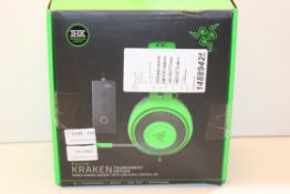 BOXED RAZER KRAKEN TOURNAMENT EDITION WIRED GAMING HEADSET WITH USB AUDIO CONTROLLER RRP £58.