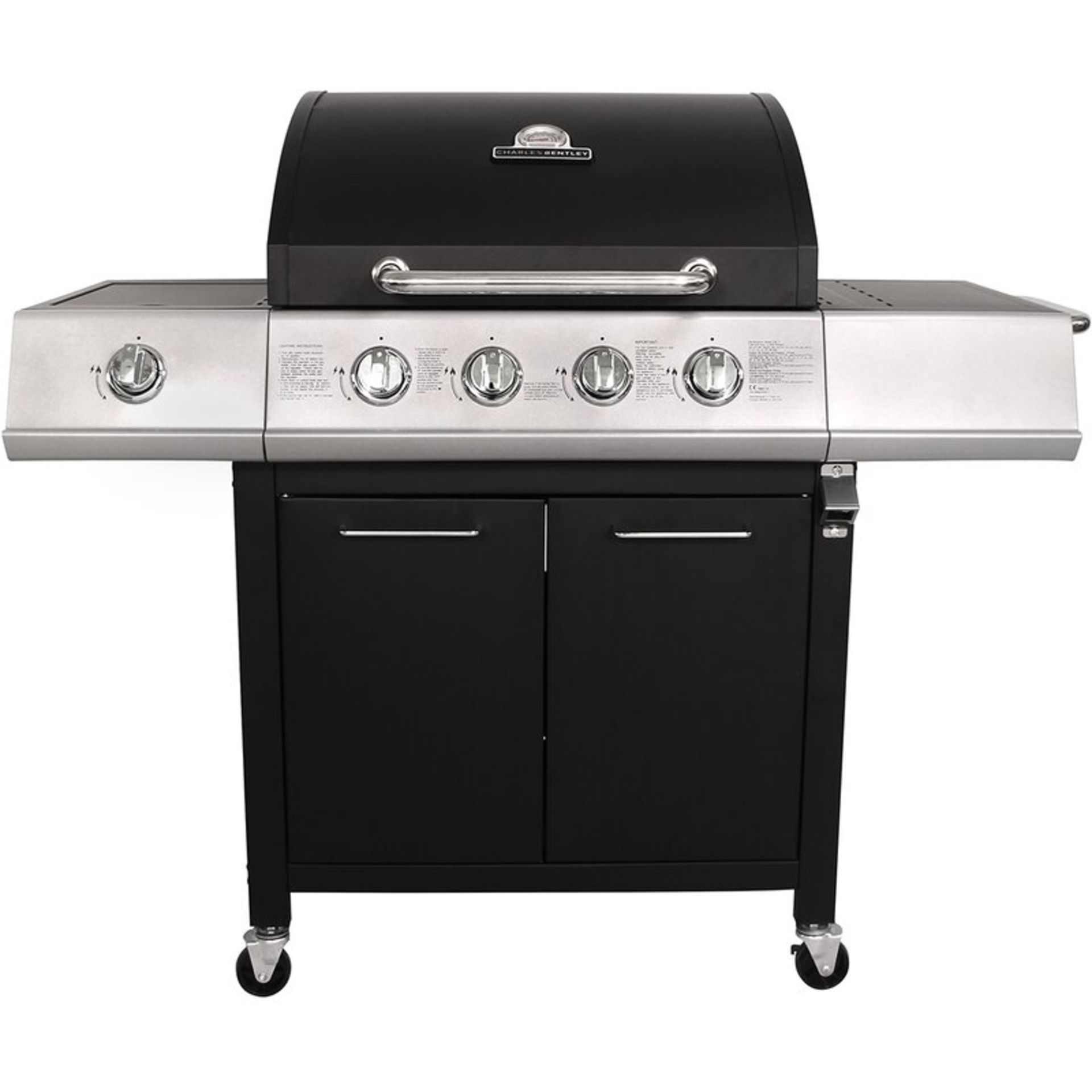 BOXED Rappaport 63cm 5-Burner Portable Liquid Propane Barbecue Grill RRP £449.99 (917)Condition