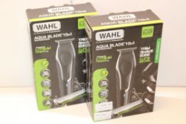 2X BOXED WAHL AQUA BLADE 10-IN-1 MULTIGROOMER TRIM/SHAVE/EDGE COMBINED RRP £199.98Condition Report