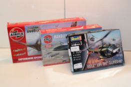 3X ASSORTED MODEL KITS BY REVELL & AIRFIX Condition Report Appraisal Available on Request- All Items