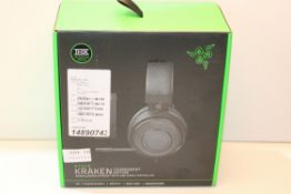 BOXED RAZER KRAKEN TOURNAMENT EDITION WIRED GAMING HEADSET WITH USB AUDIO CONTROLLER RRP £58.