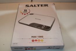 BOXED SALTER MAX 15KG KITCHEN SCALE Condition Report Appraisal Available on Request- All Items are