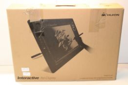 BOXED HUION INTERACTIVE PEN DISPLAY TABLET MODEL: GT-185 RRP £437.52Condition Report Appraisal