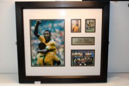 FRAMED COLLECTABLE PELE - BRAZIL SIGNED COLLECTABLECondition Report Appraisal Available on
