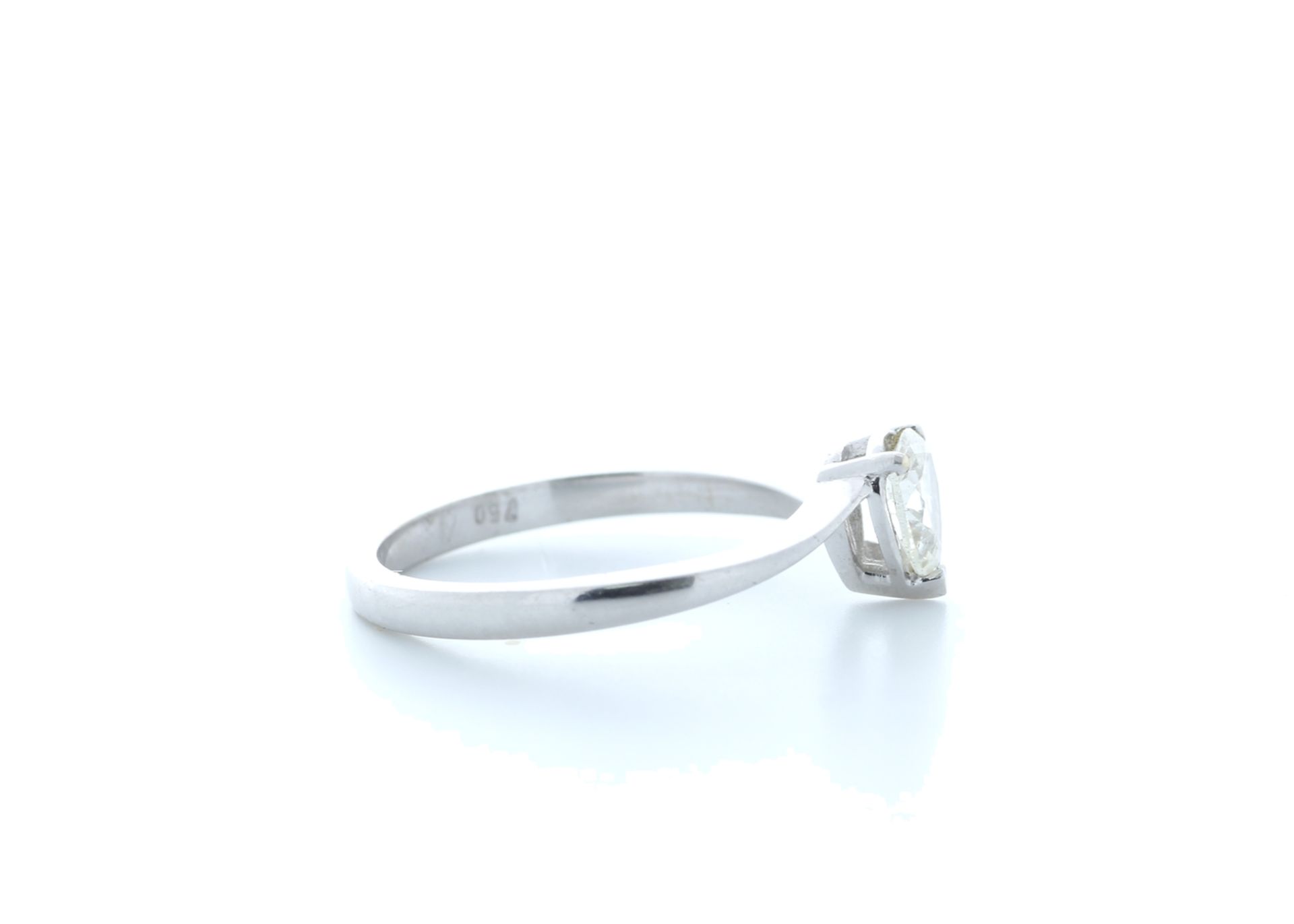 18ct White Gold Single Stone Prong Set Diamond Ring 0.38 Carats - Valued by IDI £3,000.00 - 18ct - Image 4 of 5