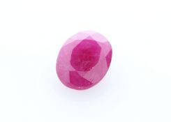 Loose Oval Burmese Ruby 1.51 Carats - Valued by AGI £4,530.00 - Loose Oval Burmese Ruby 1.51