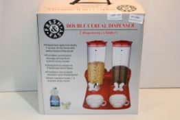 BOXED FRESH & EASY DOUBLE CEREAL DISPENSER Condition ReportAppraisal Available on Request- All Items