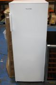 UNBOXED RUSSELL HOBBS WHITE TALL FRIDGE MODEL: RH55LF142 RRP £329.00Condition ReportAppraisal