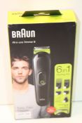 BOXED BRAUN ALL-IN-ONE TRIMMER 3 RRP £34.99Condition ReportAppraisal Available on Request- All Items