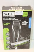 BOXED WAHL AQUA BLADE WET/DRY STUBBLE & BEARD TRIMMER RRP £89.99Condition ReportAppraisal