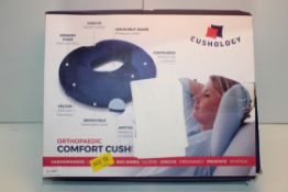 BOXED CUSHOLOGY ORTHOPEDIC COMFORT CUSHION Condition ReportAppraisal Available on Request- All Items