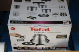 BOXED TEFAL INGENIO 13 PIECE STAINLESS STEEL SAUCEPAN SET RRP £148.00Condition ReportAppraisal