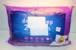 2X BAGGED SILENTNIGHT DEEP SLEEP PILLOWS Condition ReportAppraisal Available on Request- All Items