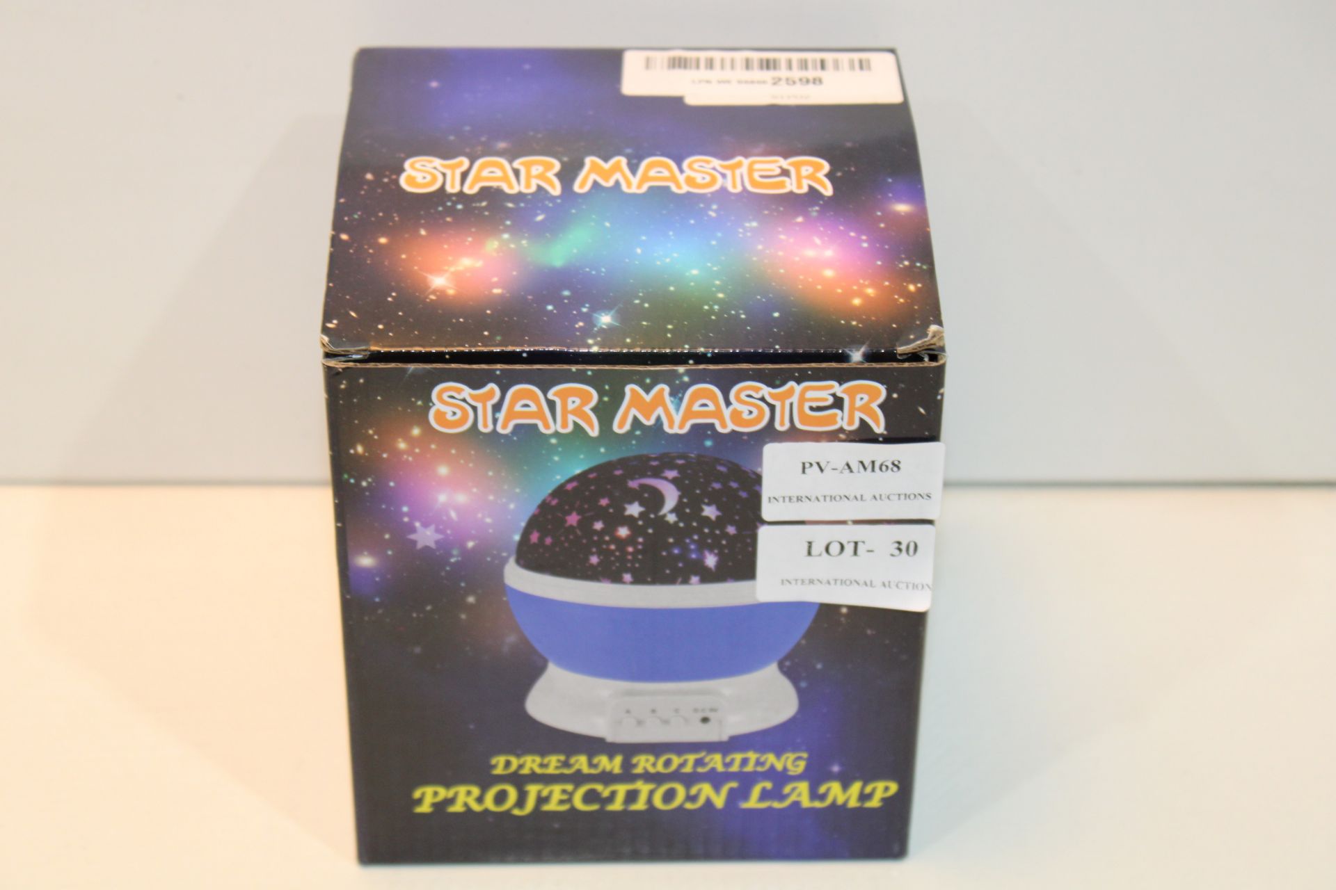 BOXED STAR MASTER DREAM ROTATING PROJECTION LAMP Condition ReportAppraisal Available on Request- All