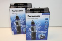 2X BOXED PANASONIC NOSE & FACIAL HAIR TRIMMERS Condition ReportAppraisal Available on Request- All