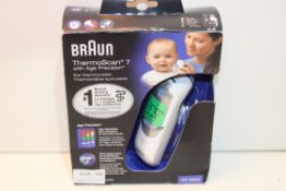 BOXED BRAUN THERMOSCAN 7 WITH AGE PRECISION EAR THERMOMETERCondition ReportAppraisal Available on