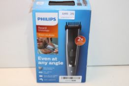 BOXED PHILIPS BEARD TRIMMER EVEN STUBBLE RRP £44.99Condition ReportAppraisal Available on Request-