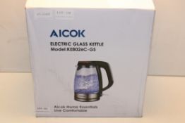 BOXED AICOCK ELECTRIC GLASS KETTLE MODEL: KE8026C-GSCondition ReportAppraisal Available on