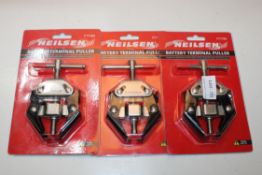 3X BOXED NEILSEN BATTERY TERMINAL PULLERS CT1785Condition ReportAppraisal Available on Request-