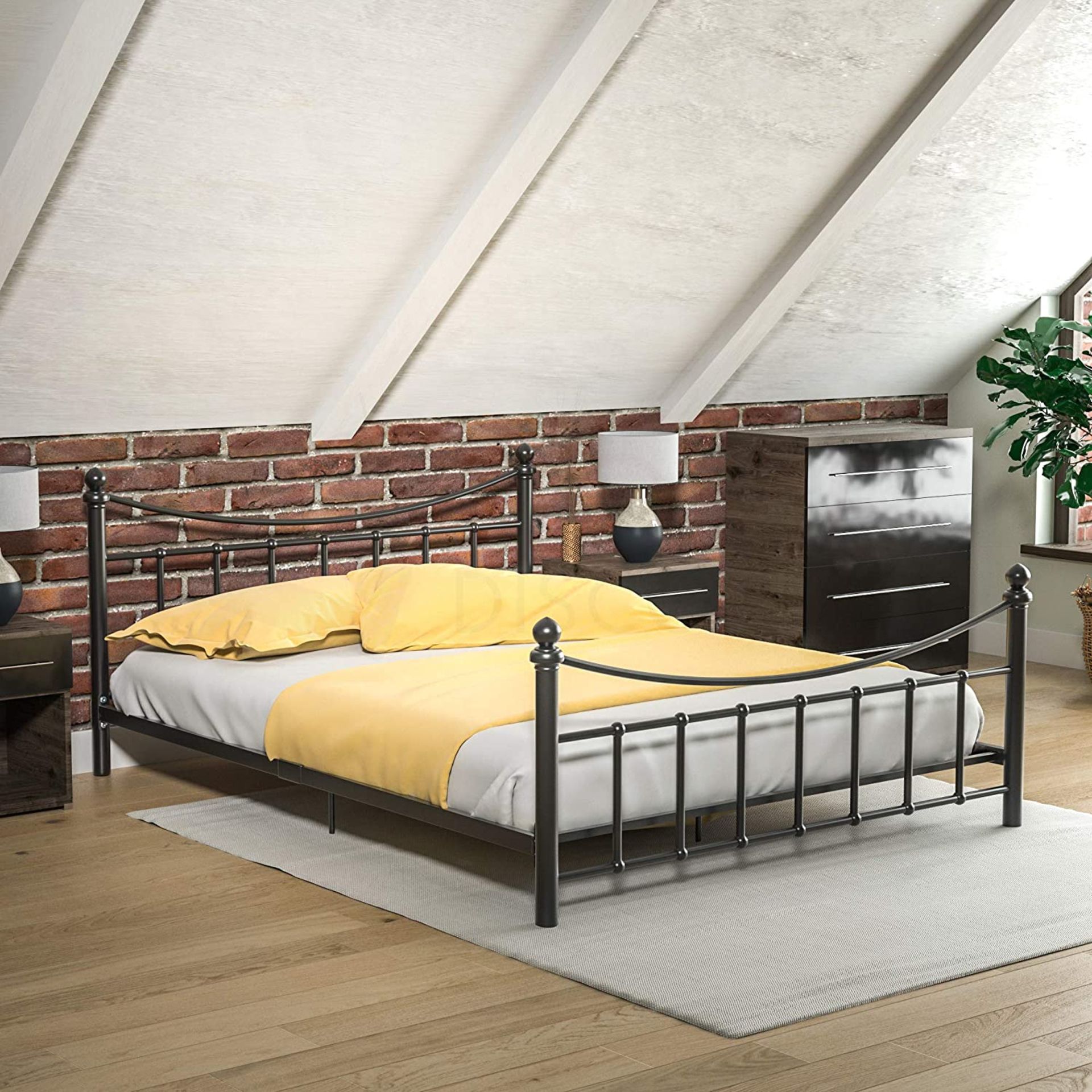 BOXED LASSIC PARIS KING SIZE BED RRP £249.95 (WILL NEED PALLET DELIVERY OR COLLECTION ONLY)Condition