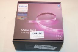 BOXED PHILIPS HUE PERSONAL WIRELESS LIGHTING WHITE AND COLOUR AMBIANCE LIGHTSTRIP PLUS 2M RRP £86.