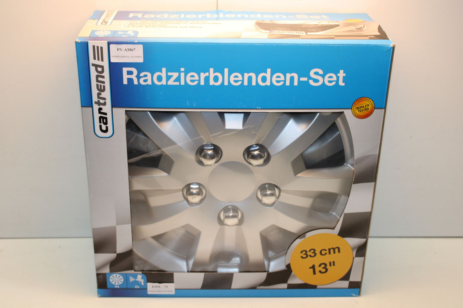 BOXED CARTREND WHEEL TRIM SET 33CM 13"Condition ReportAppraisal Available on Request- All Items