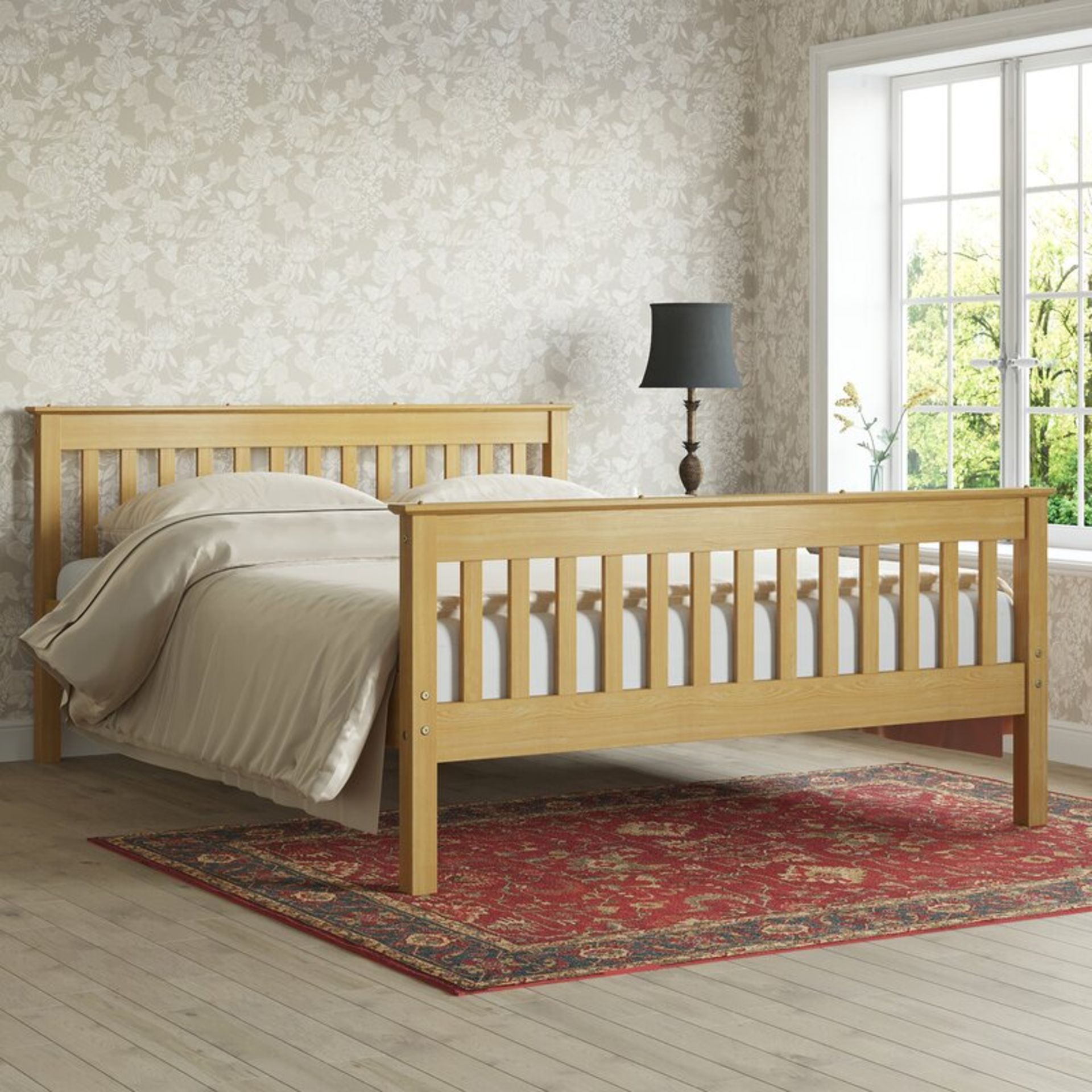 BOXED HEARTHSTONE BEDFRAME SIZE DOUBLE RRP £155.99 Condition ReportAppraisal Available on Request-