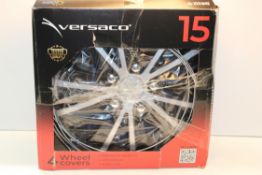 BOXED VERSACO 15" WHEEL COVERS Condition ReportAppraisal Available on Request- All Items are