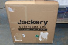 JACKERY SOLAR SAGA 100 PORTABLE 100W TRAVEL SOLAR PANEL RRP £259.00Condition ReportAppraisal