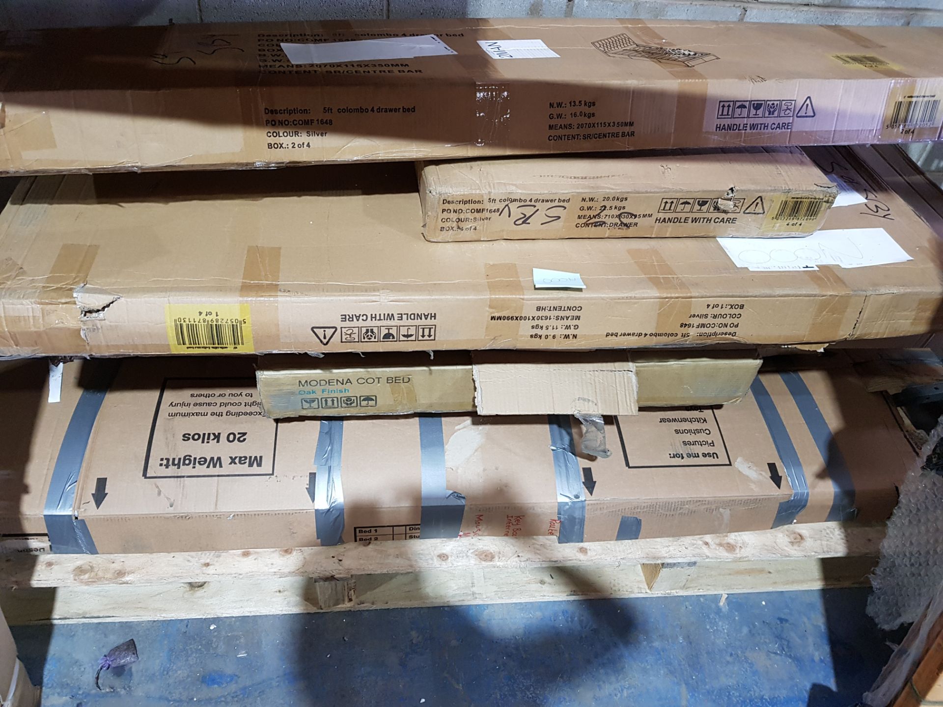 ONE PALLET OF PART LOTS NO ITEMS ON THIS PALLET ARE A FULL SET (WILL NEED OVERSIZED PALLET