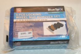 BOXED BLUESPOT 5 PCE LOCKING WHEEL NUT REMOVER SET Condition ReportAppraisal Available on Request-