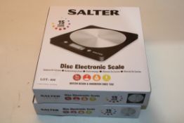 2X BOXED SALTER DISC ELECTRONIC SCALES Condition ReportAppraisal Available on Request- All Items are