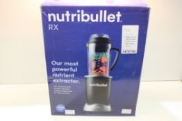 BOXED NUTRIBULLET RX 1700WATT RRP £119.00Condition ReportAppraisal Available on Request- All Items