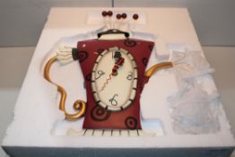 BOXED DECORATIVE FANCY DESIGN WALL CLOCK (IMAGE DEPICTS STOCK)Condition ReportAppraisal Available on