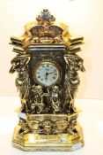 UNBOXED CROSA WATER MAIDEN MANTLE CLOCK KY5026UKCondition ReportAppraisal Available on Request-