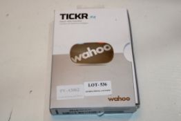 BOXED WAHOO TICKR HEART RATE MONITOR RRP £34.99Condition ReportAppraisal Available on Request- All