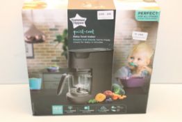 BOXED TOMMEE TIPPEE QUICK COOK BABY FOOD MAKER Condition ReportAppraisal Available on Request- All