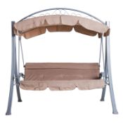 BOXED OUTSUNNY 84A-055 SWINGING SEAT RRP £169 (COLOUR MAY DIFFER TO IMAGE) (WILL NEED PALLET
