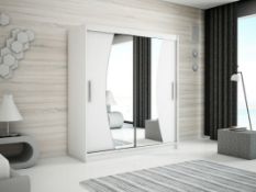 BOXED ARITA 2 DOOR SLIDING WARDROBE - ALL 4 BOXES PRESENT RRP £409.99 (WILL NEED OVERSIZED PALLET