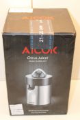 BOXED AICOCK CITRUS JUICER MODEL: SG-85W-2017 RRP £42.91Condition ReportAppraisal Available on