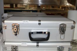 SILVER FLIGHT CASE WITH FOAM INSERTS Condition ReportAppraisal Available on Request- All Items are