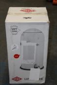 BOXED WESCO LIFTMASTER BIN SOFT CLOSE WITH LID DAMPER RED 33LITRE RRP £210.00Condition