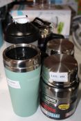 5X ASSORTED CUPS/OTHER BY THERMOS & OTHER Condition ReportAppraisal Available on Request- All