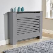 BOXED MEDIUM GREY YORK RADIATOR COVER RRP £44.99Condition ReportAppraisal Available on Request-