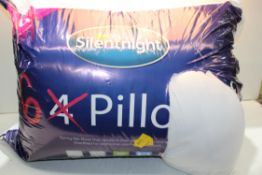 6X SILENTNIGHT PILLOWS SPRING LIKE FIBRES RRP £29.99Condition ReportAppraisal Available on