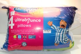 BAGGED SILENTNIGHT 4PACK ULTRABOUNCE PILLOWS Condition ReportAppraisal Available on Request- All